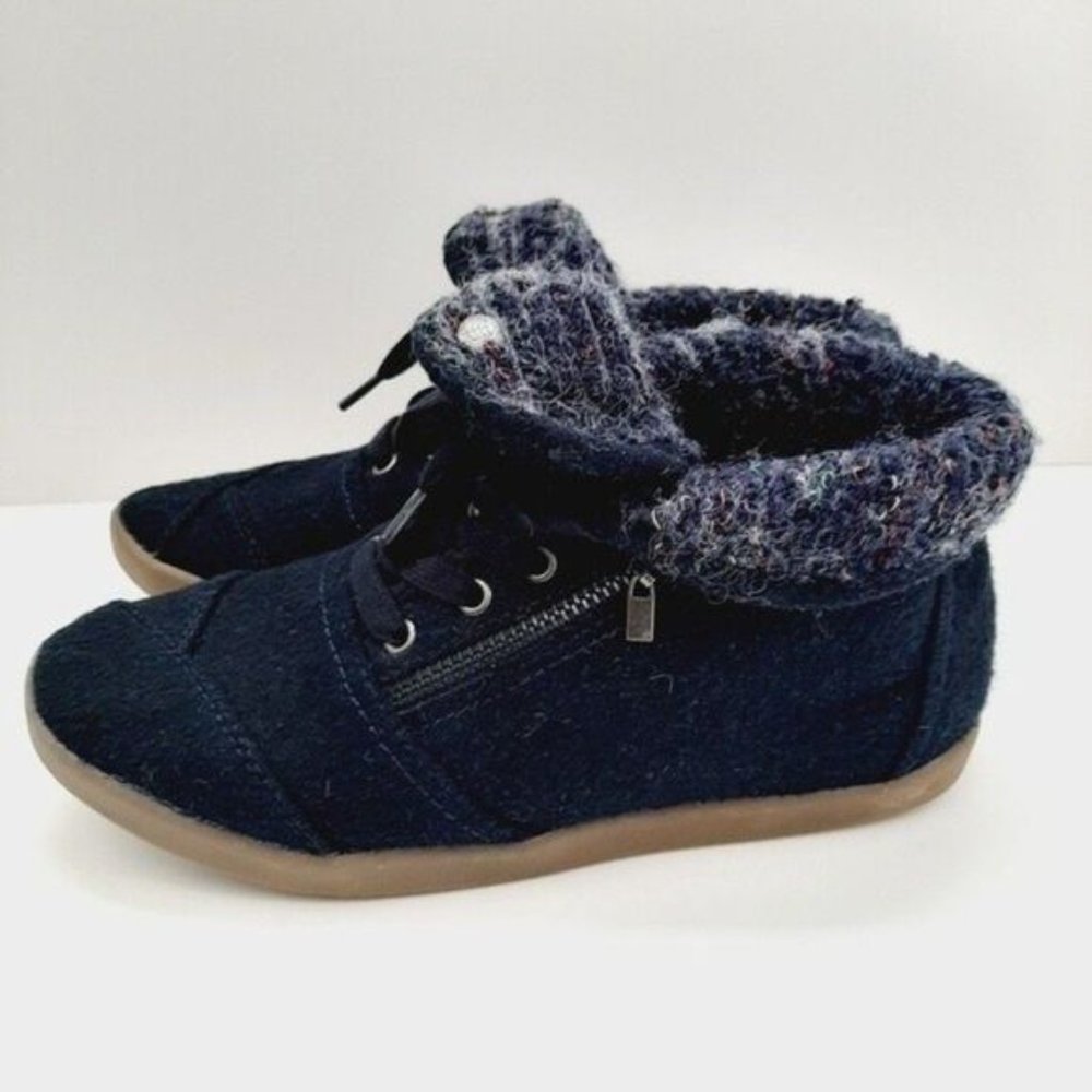 New - CALL IT SPRING Women's Ashlee Ankle Booties Shootie Navy Sneaker Sz 6 - Picture 4 of 12